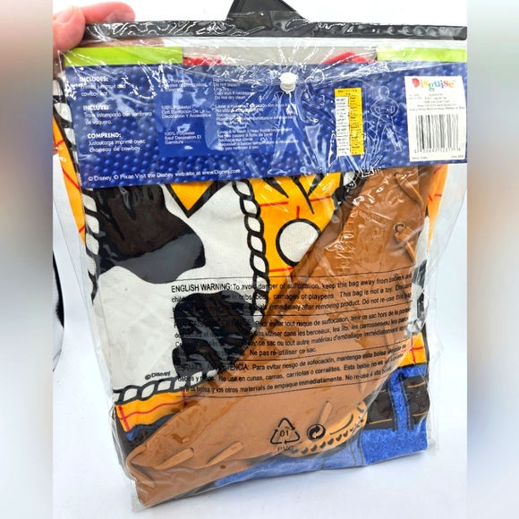 *SHIPS SAME/NEXT DAY!* New Toy Story "Woody" Kids Costume - Size 7-8 - Picture 2 of 5